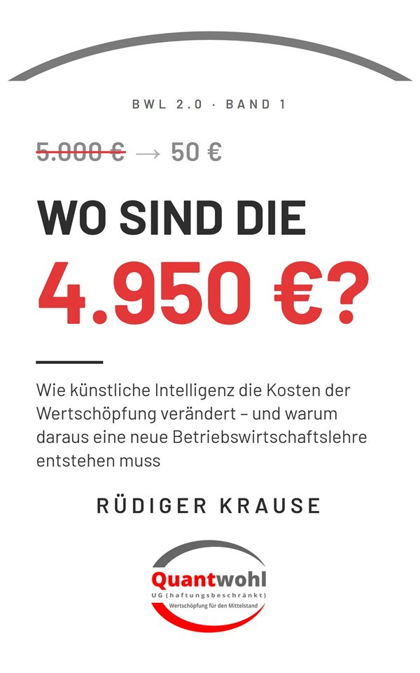 Buchcover: Wo sind die 4.950 €? von Rüdiger Krause